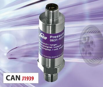 Transmetteurs de pression à interface CAN, hex. 22 - Série 0631