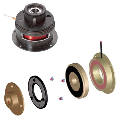 Embrayages/freins centrifuges et électromagnétiques Suco - Type E. Embrayages électromagnétiques sans palier
