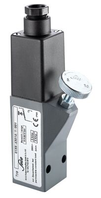 Pressostats pour bloc forés avec contact inverseur, carré 30 - Série 0159