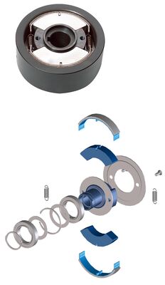 Embrayages/freins centrifuges et électromagnétiques Suco - Type F. Embrayages centrifuges auto-progressifs